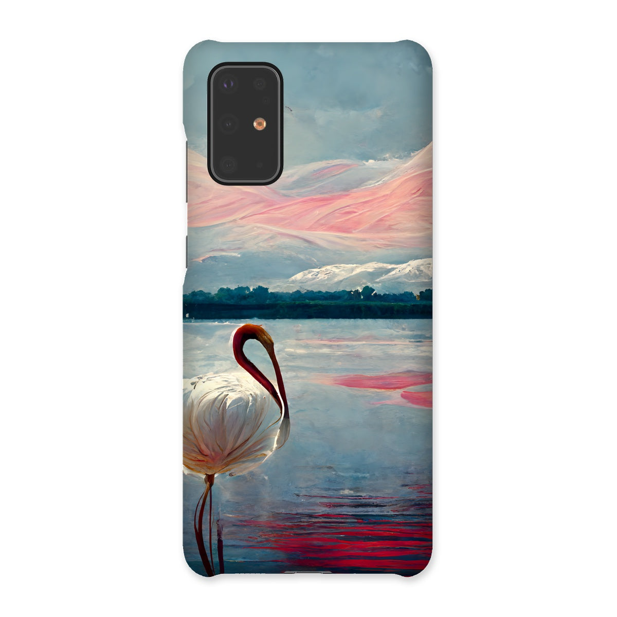 Flamingo Mountains Snap Phone Case