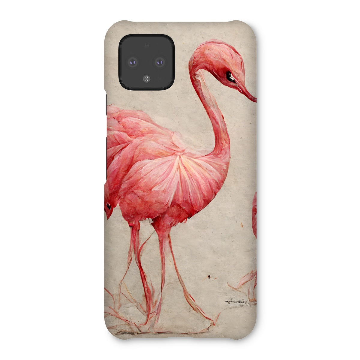 Flamingo Sketch Colors Snap Phone Case