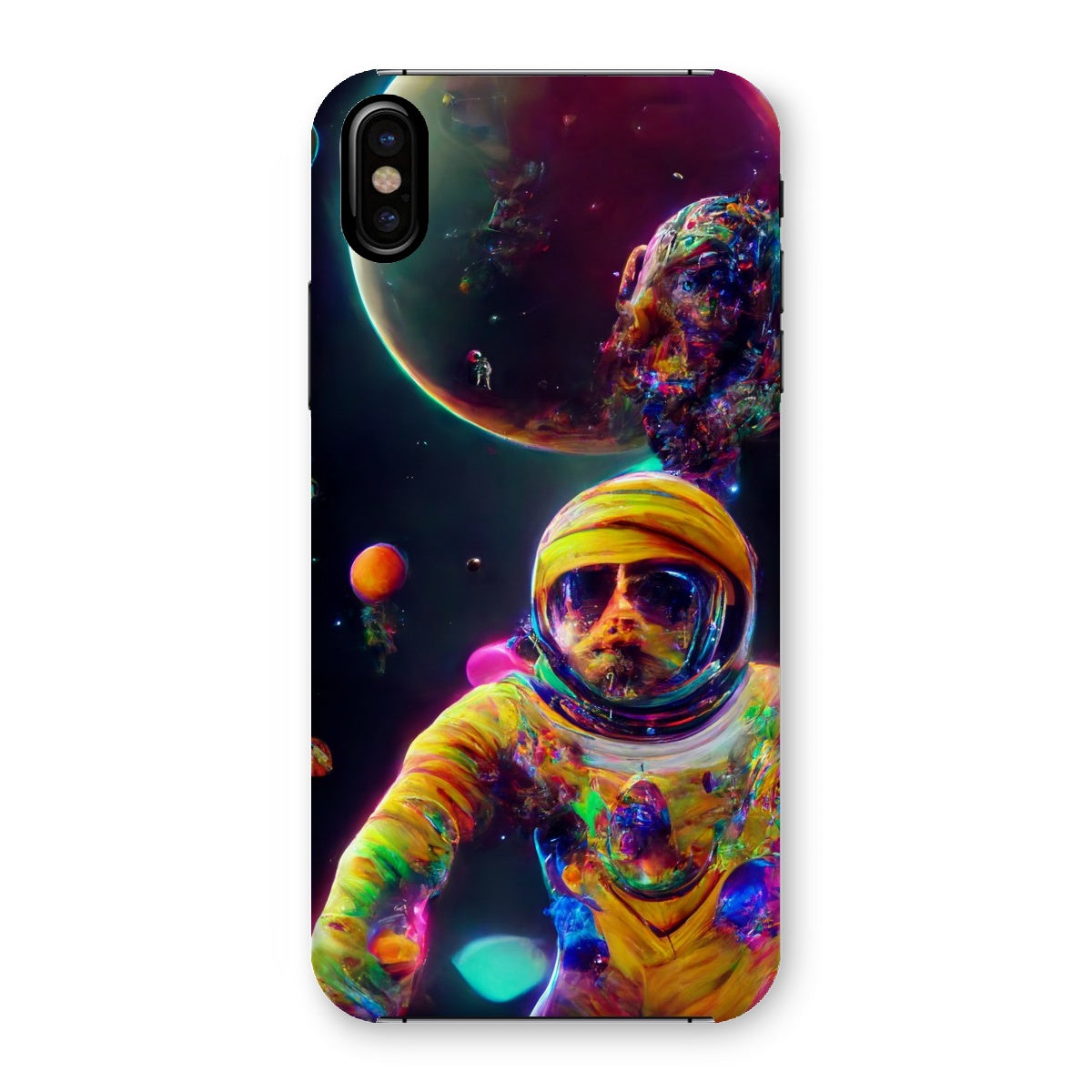 Psychedelic Astronaut in Space Snap Phone Case