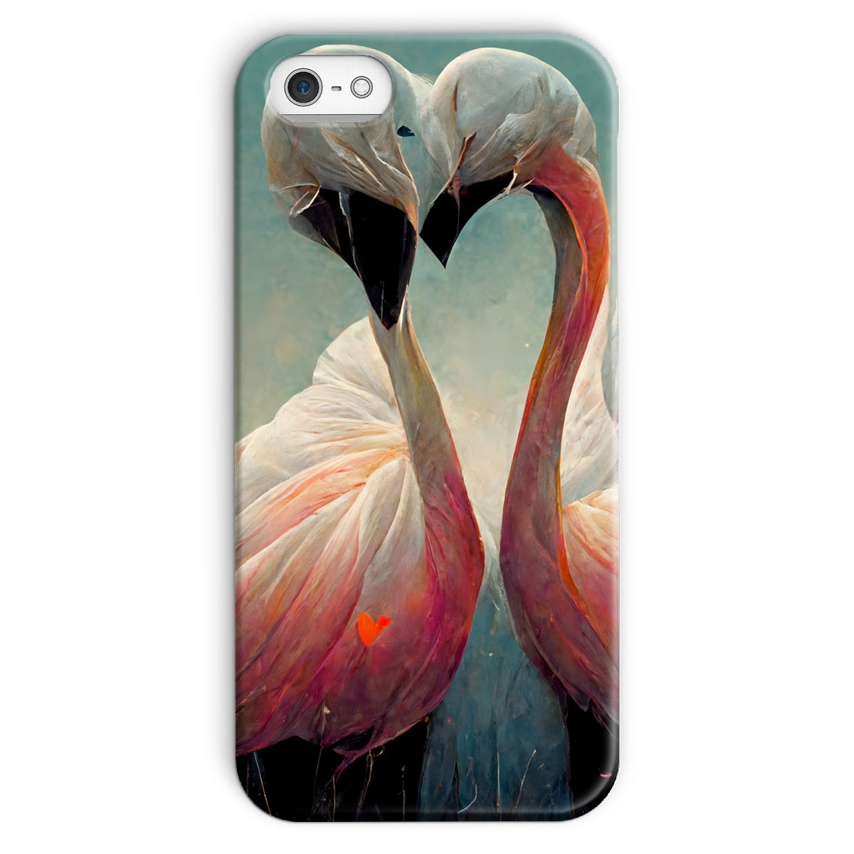 Flamingo Cuddles Snap Phone Case