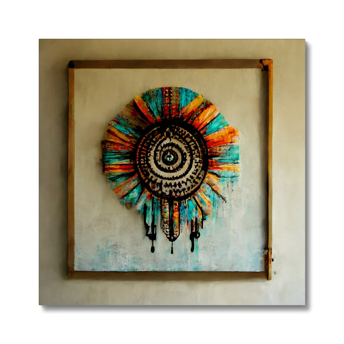 Boho Sungod Canvas