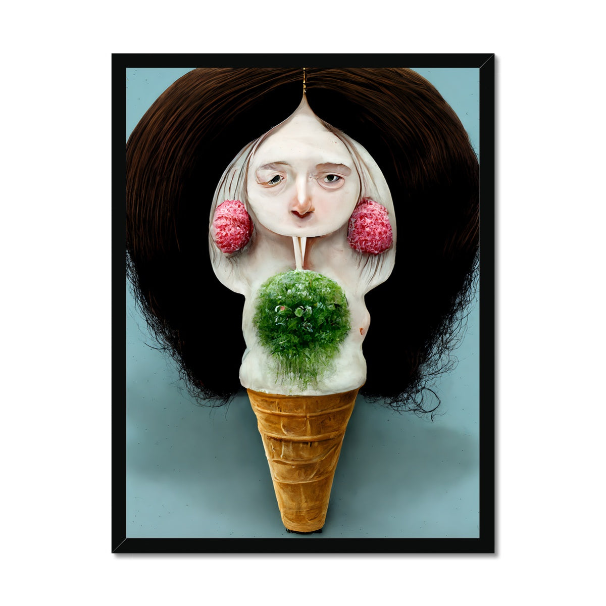 Sweet Lady Framed Print