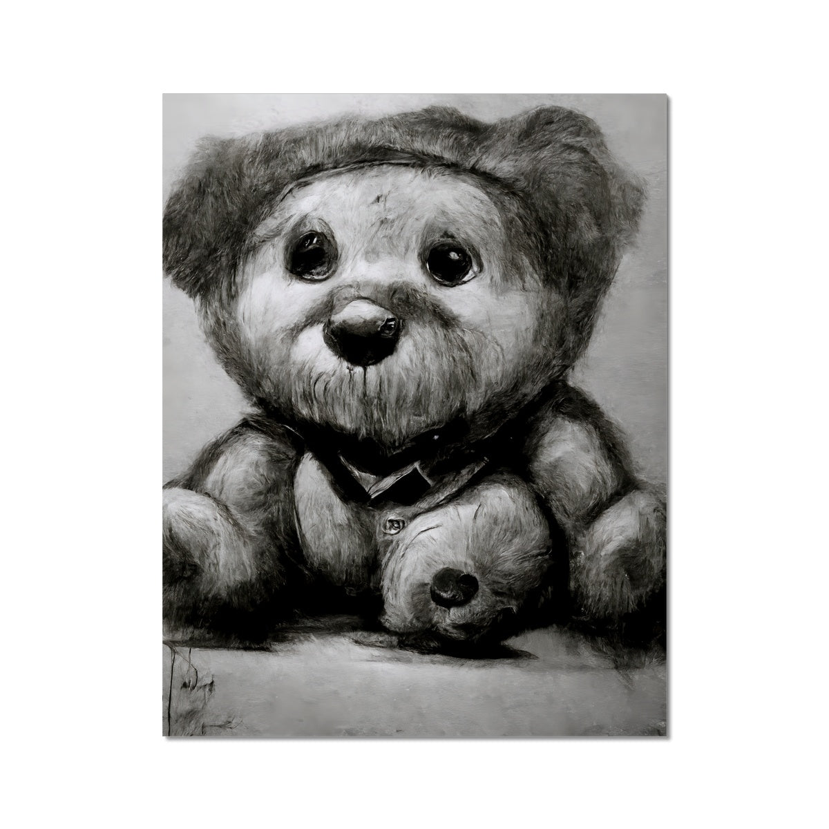 Pencil Teddy Fine Art Print