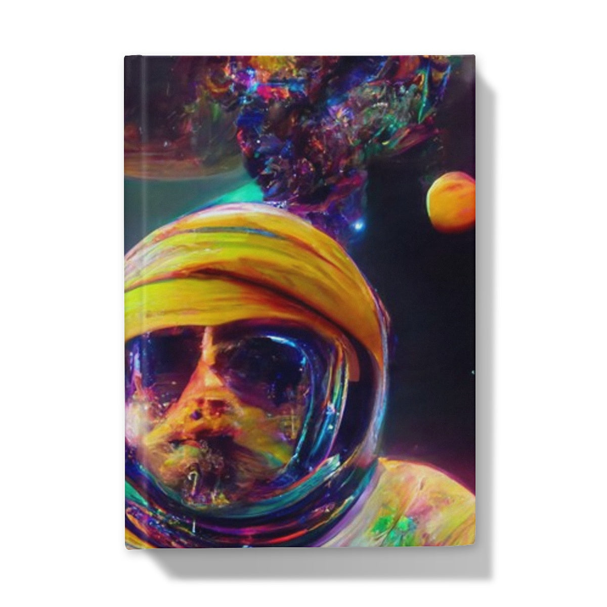 Psychedelic Astronaut in Space Hardback Journal