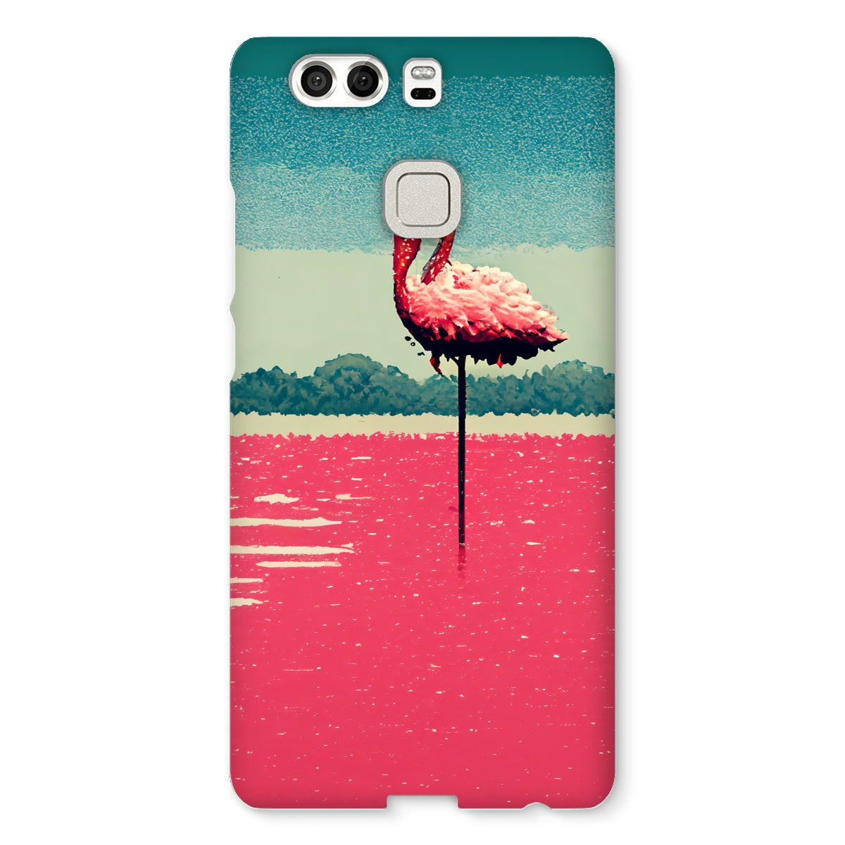 Flamingo 8 Bit Snap Phone Case