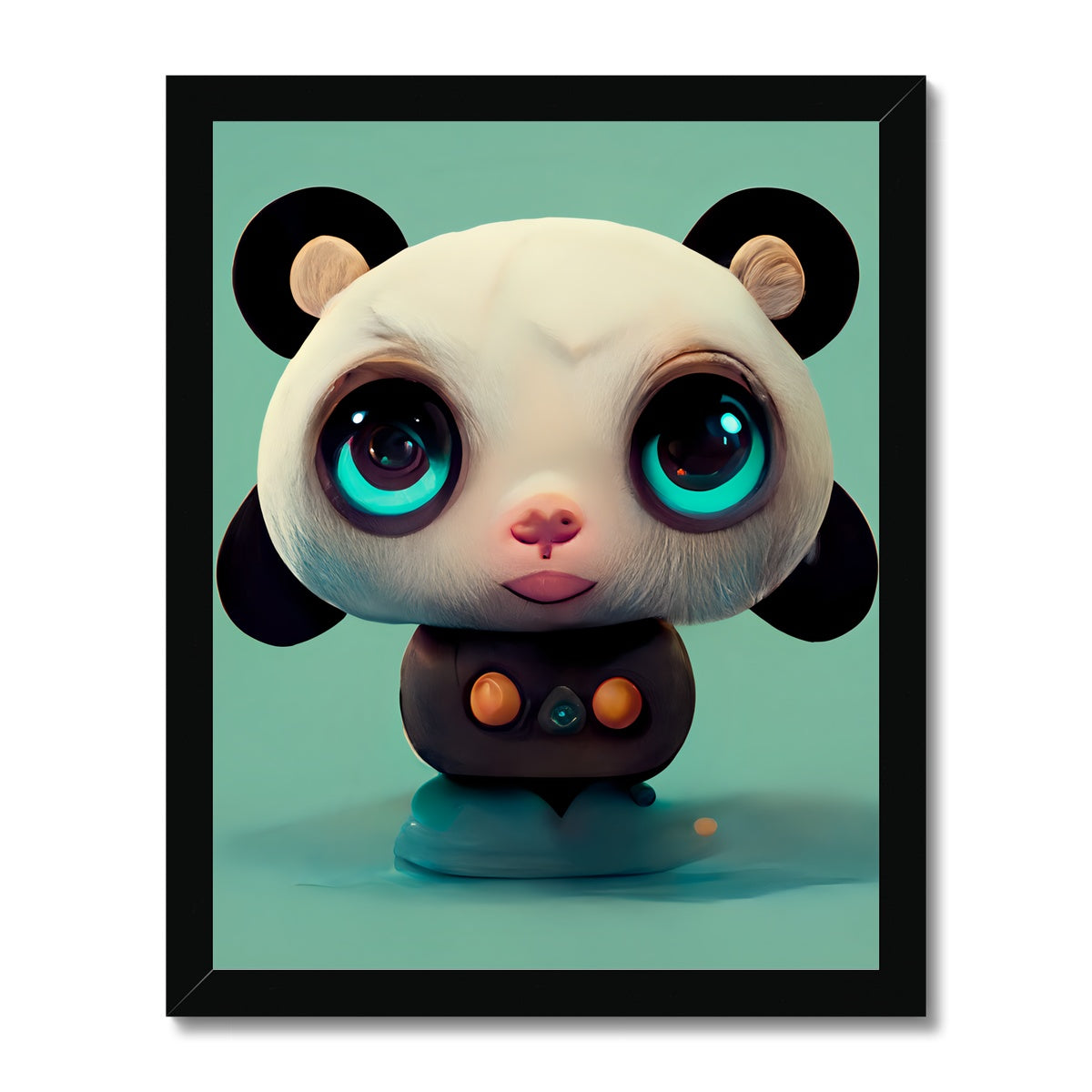 Pandapop Framed Print