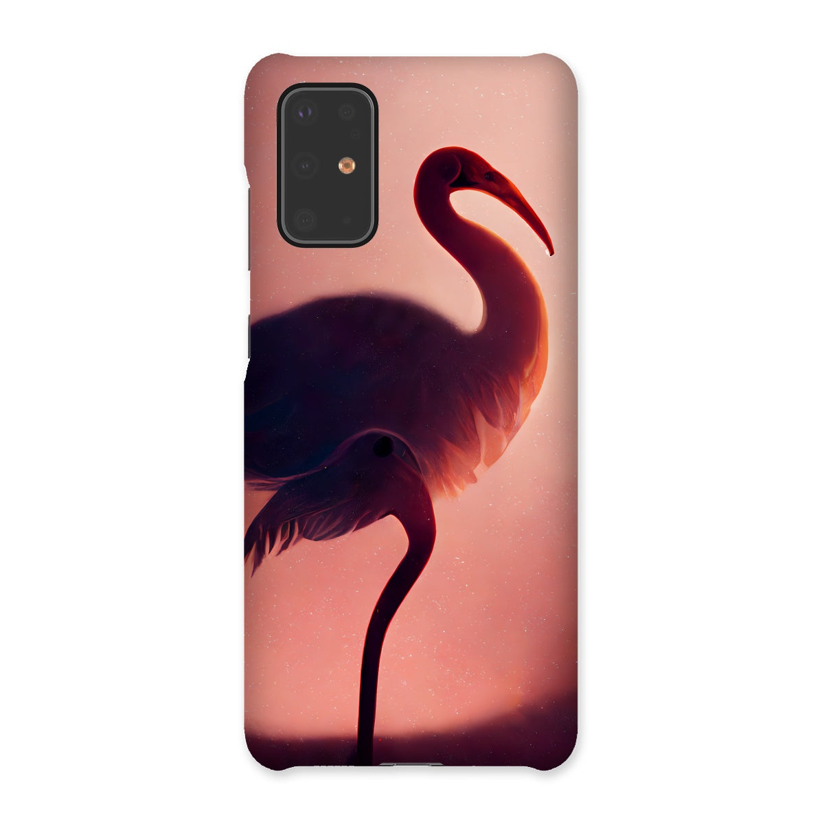 Flamingo Shadows Snap Phone Case