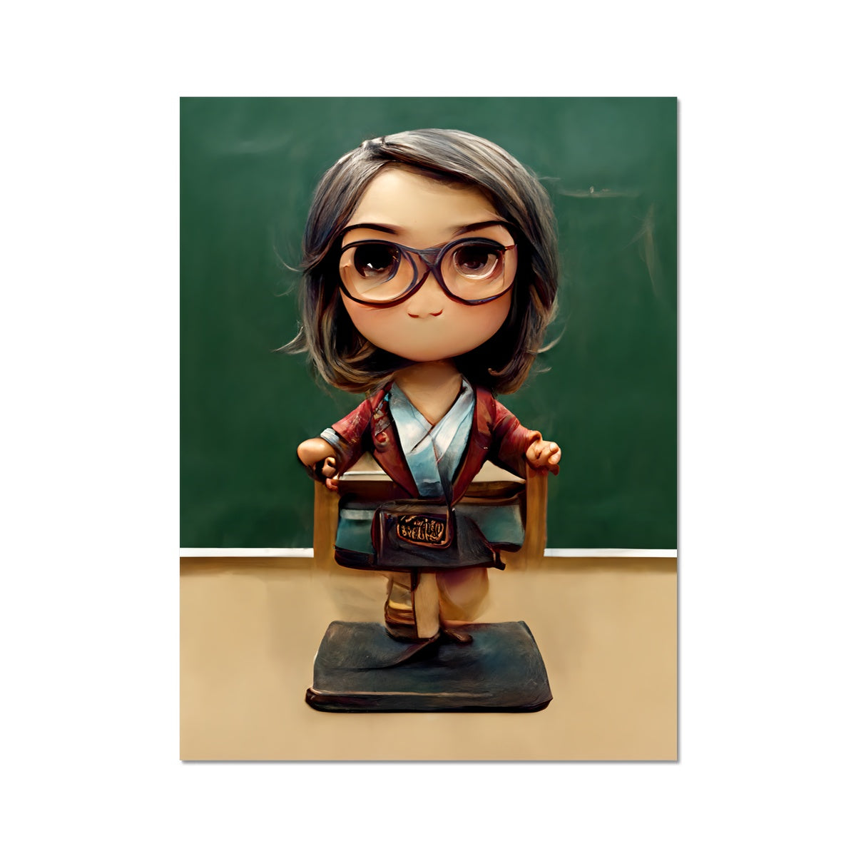 TeachMe Teacher Pop Fine Art Print