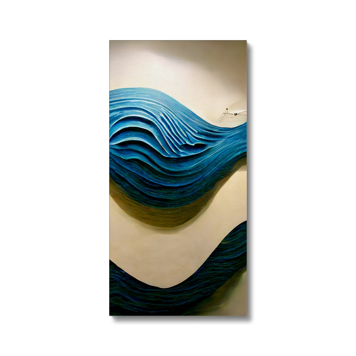 Blue Waves Canvas