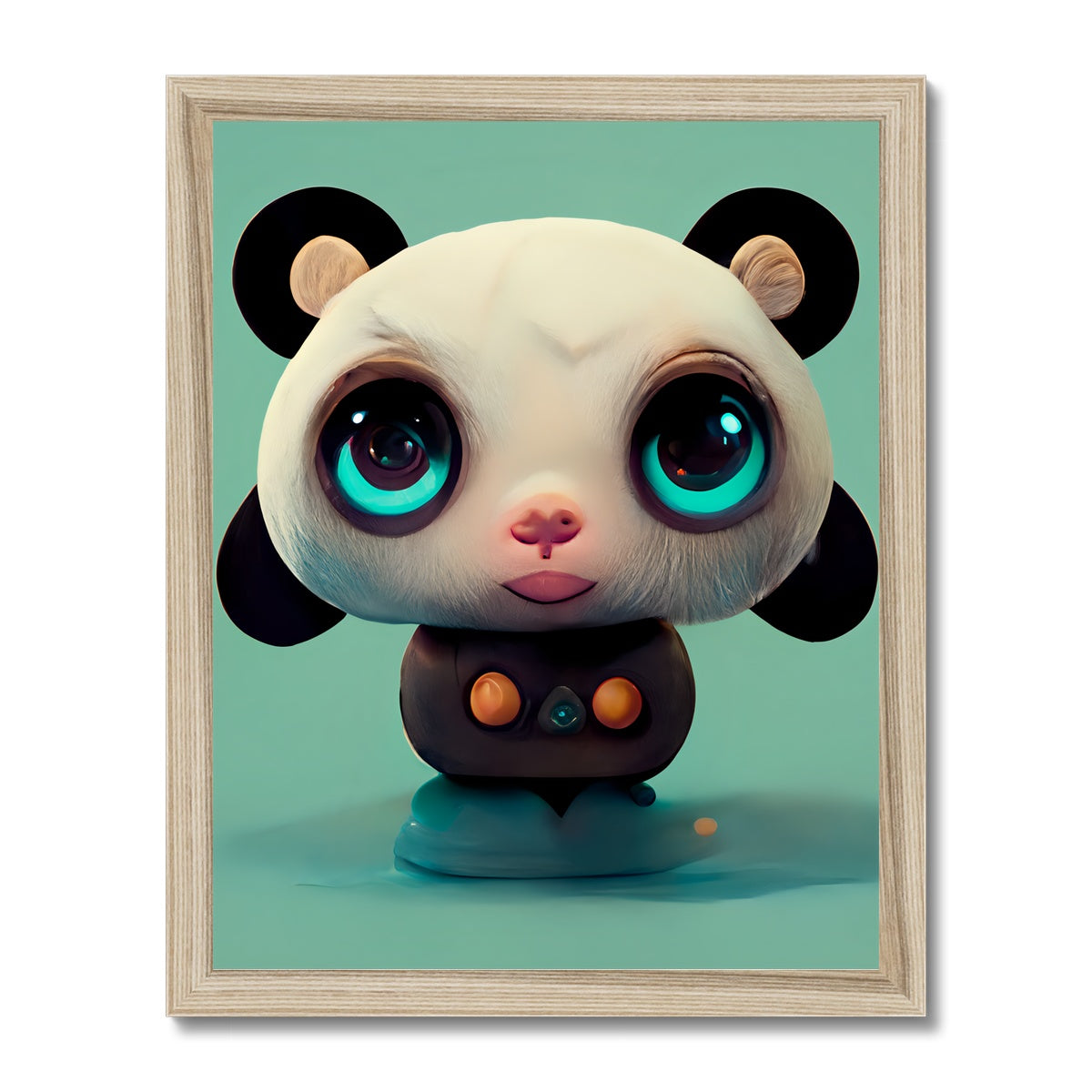 Pandapop Framed Print