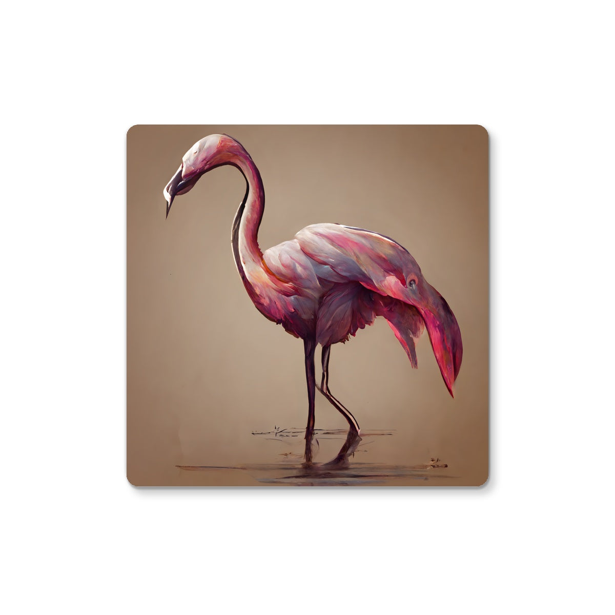 Flamingo Feathers Coaster