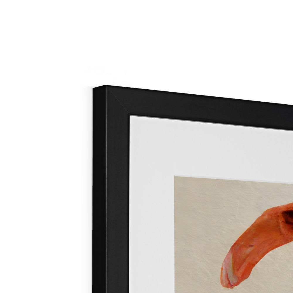 Flamingo Eastern Art Framed & Mounted Print