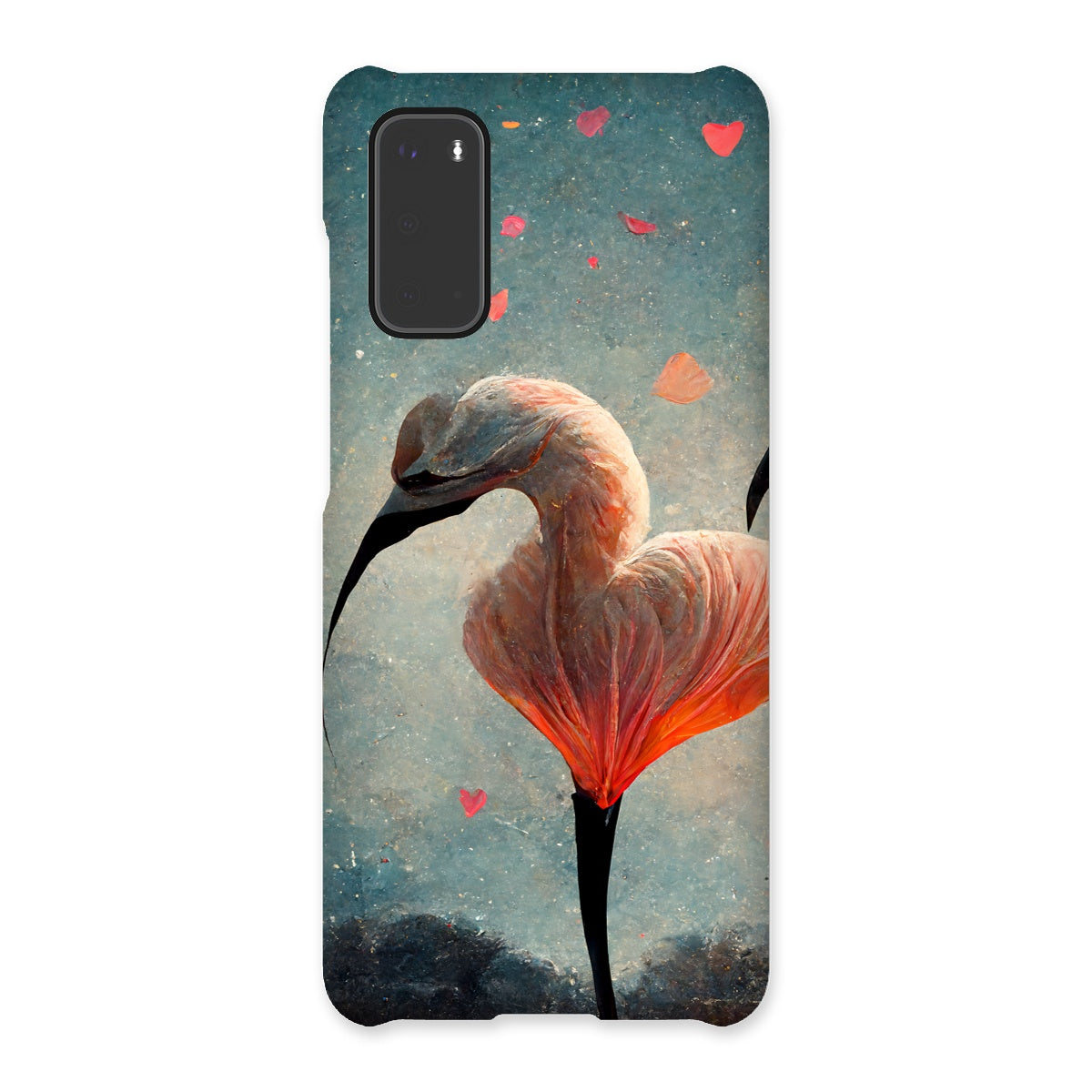 Flamingo Valentine Snap Phone Case