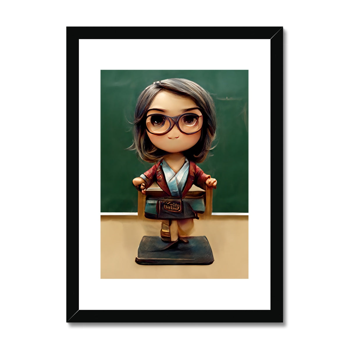 TeachMe Teacher Pop Framed & Mounted Print