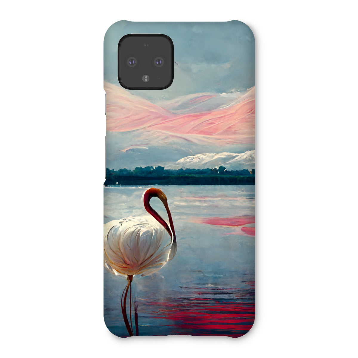 Flamingo Mountains Snap Phone Case