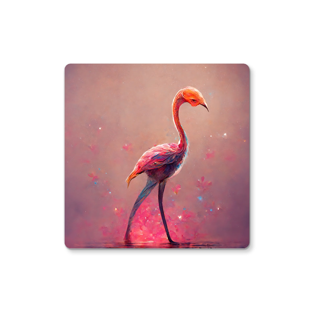 Flamingo Standing Alone Coaster