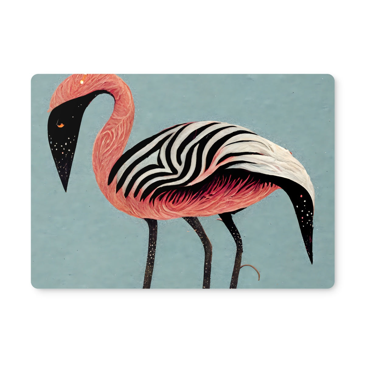 Zebra Flamingo Placemat