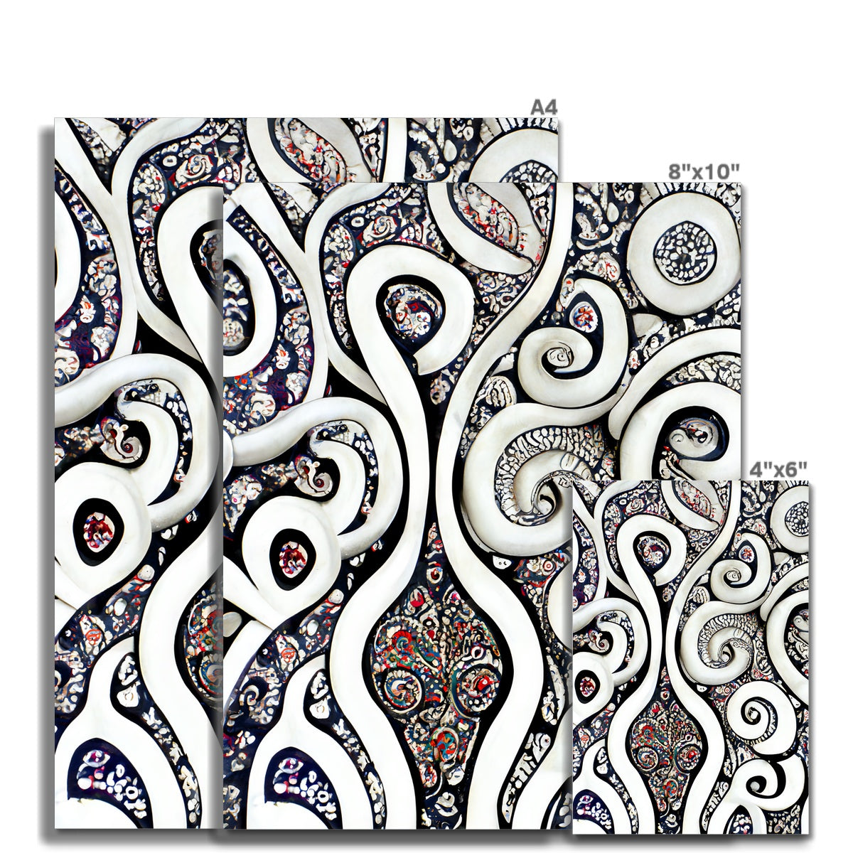 Paisley Swirls Fine Art Print