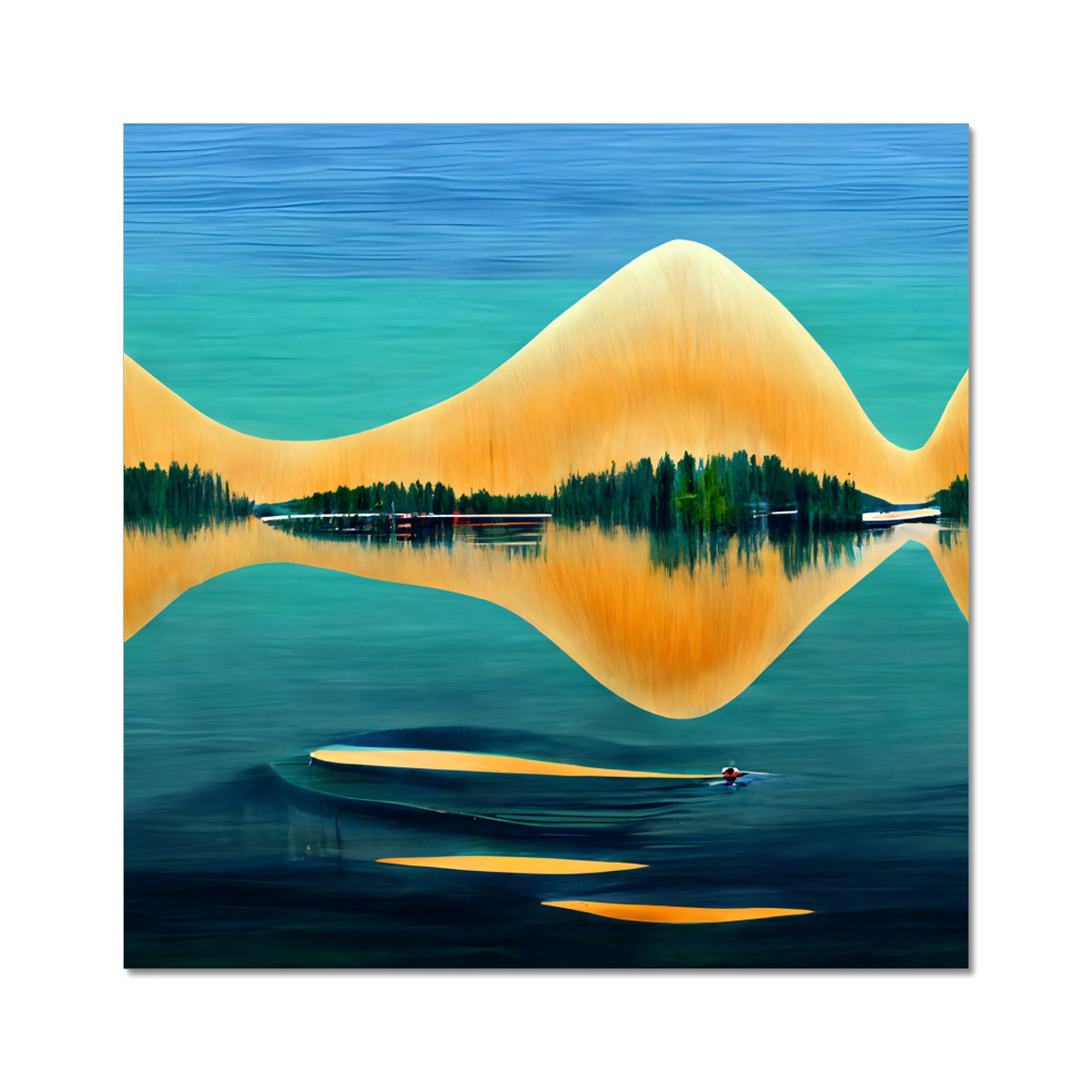 Rebounding in Symmetry Fine Art Print