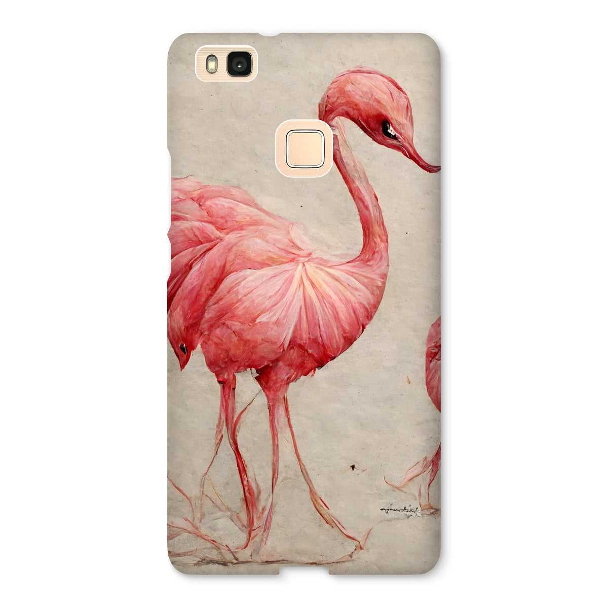 Flamingo Sketch Colors Snap Phone Case