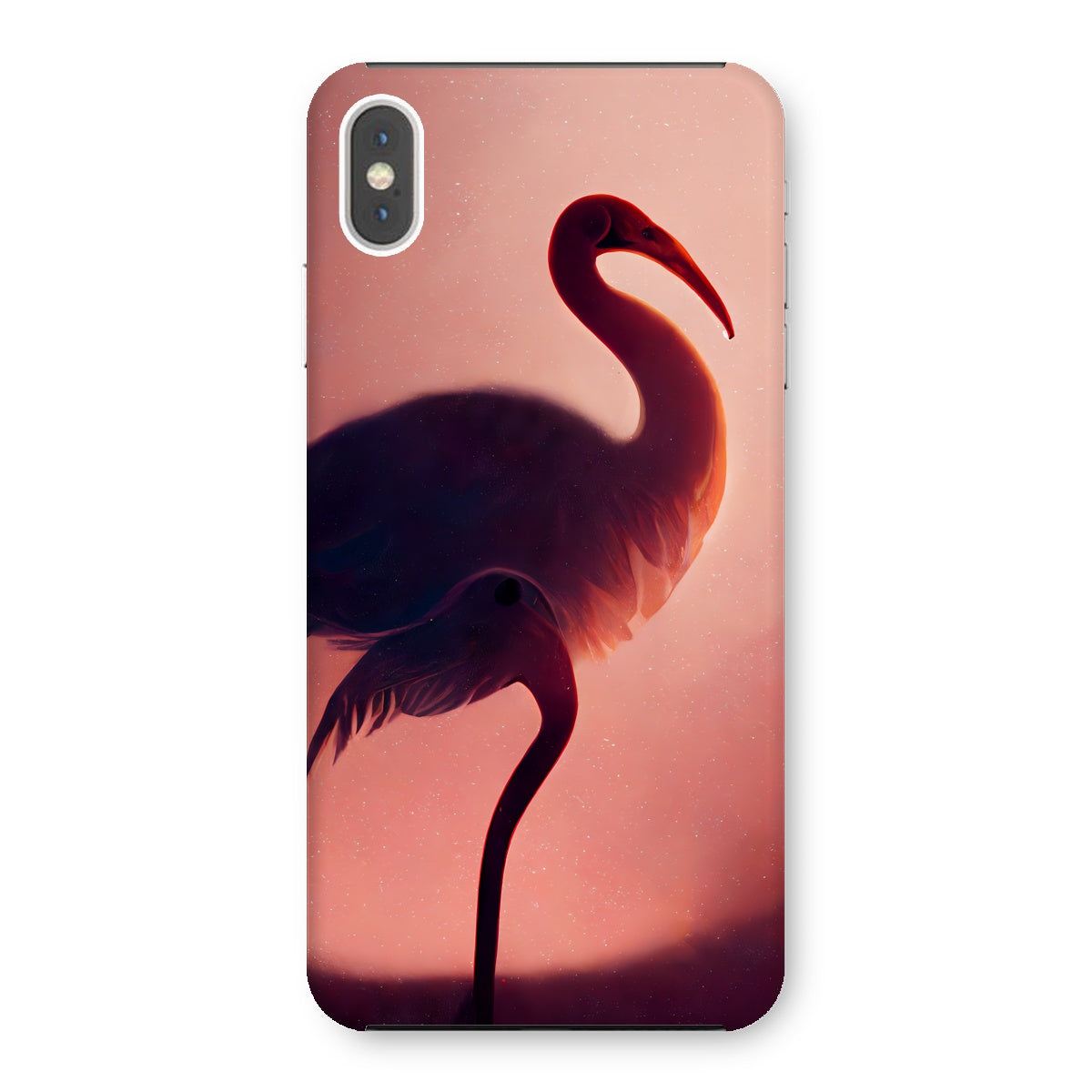 Flamingo Shadows Snap Phone Case