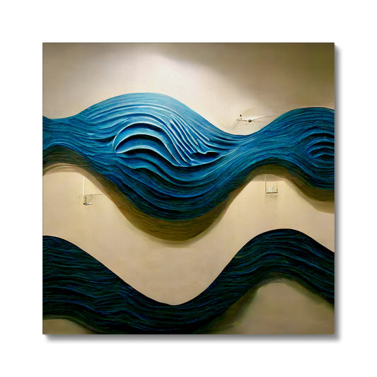 Blue Waves Canvas