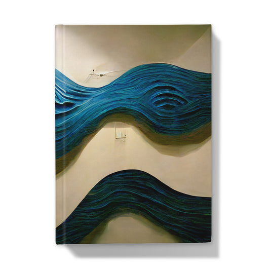 Blue Waves Hardback Journal