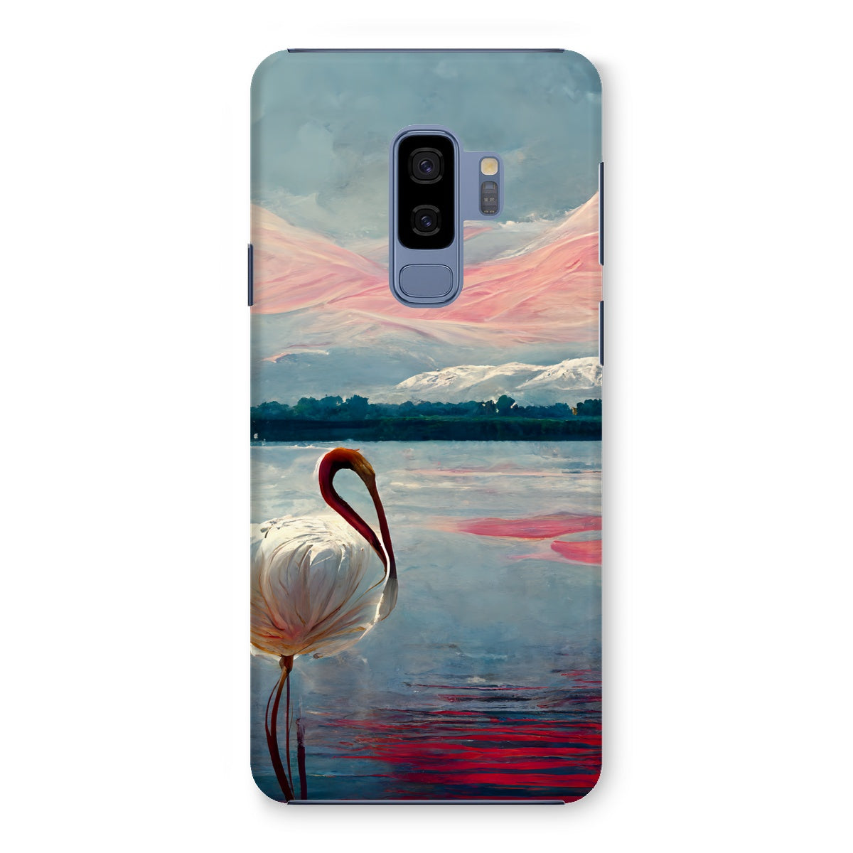 Flamingo Mountains Snap Phone Case