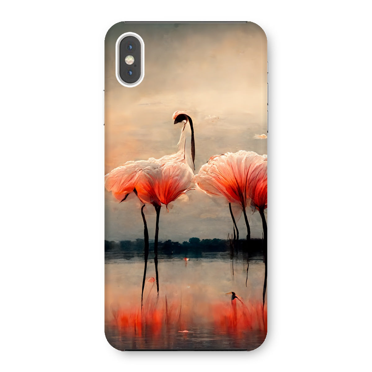 Flamingo Sunset Snap Phone Case