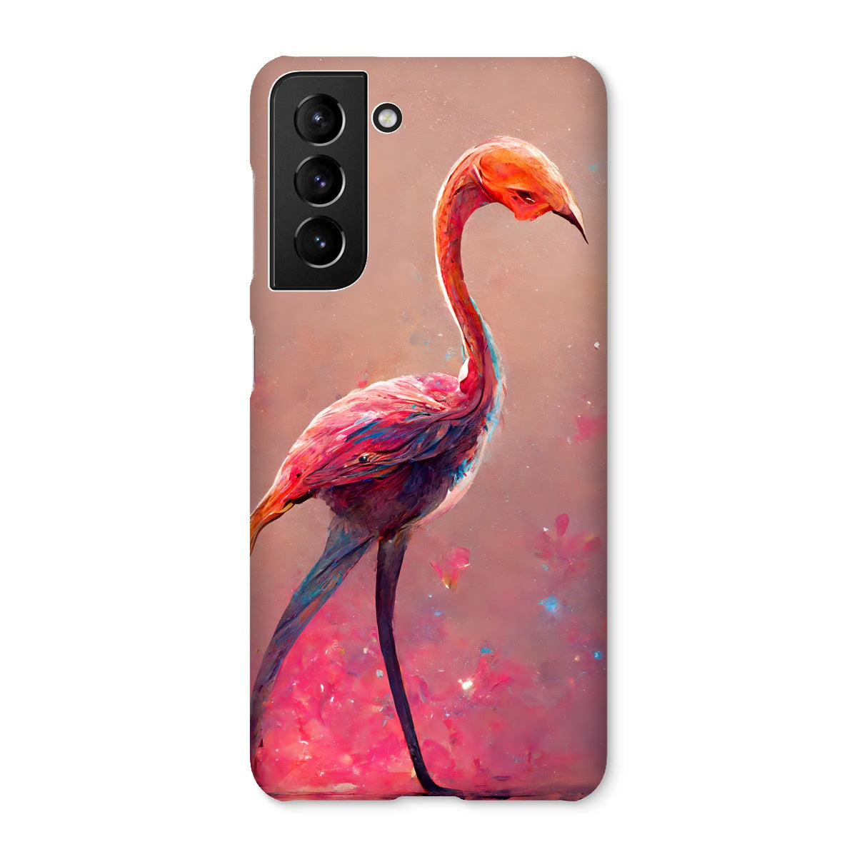 Flamingo Standing Alone Snap Phone Case