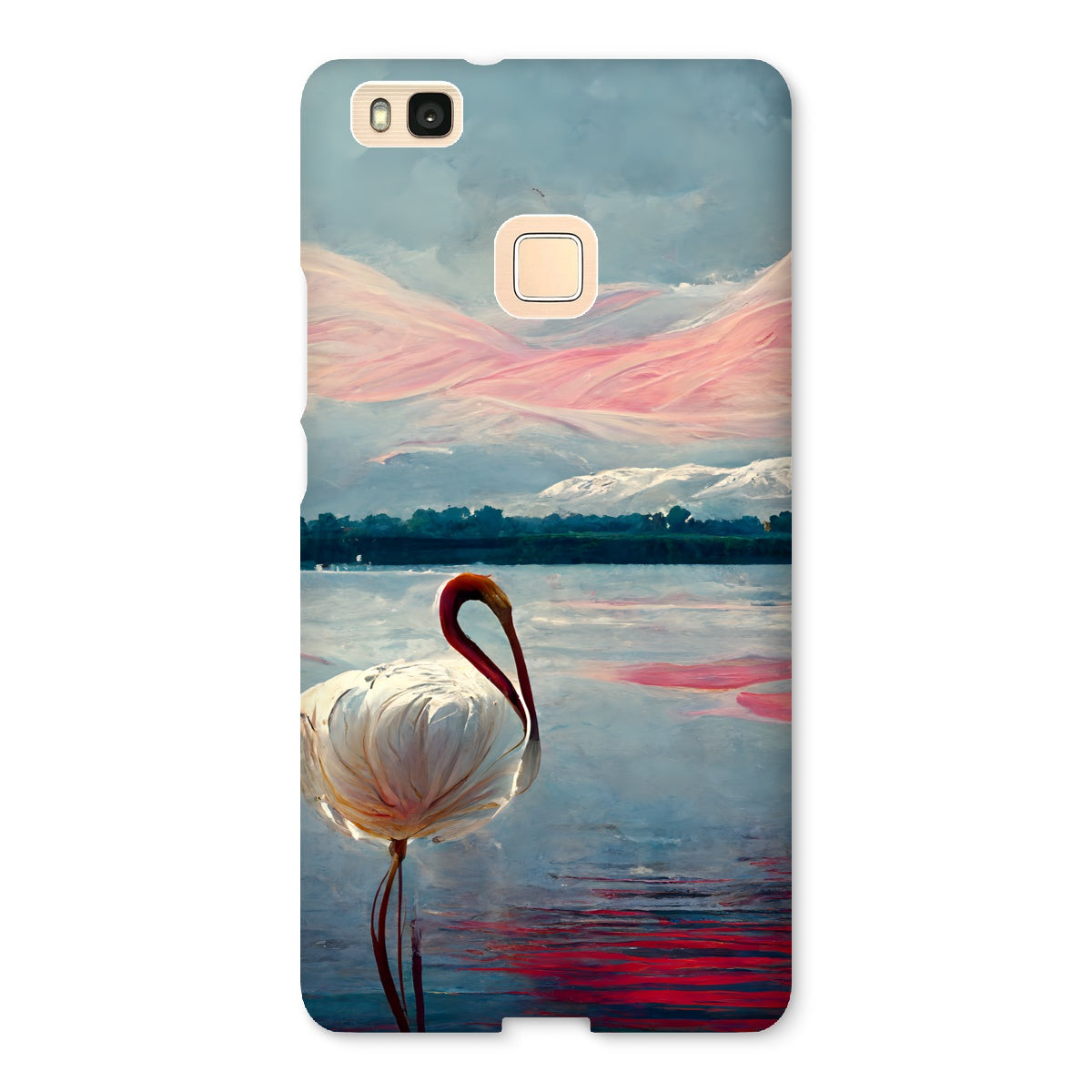 Flamingo Mountains Snap Phone Case