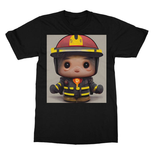 Fireman Guy Pop Softstyle T-Shirt