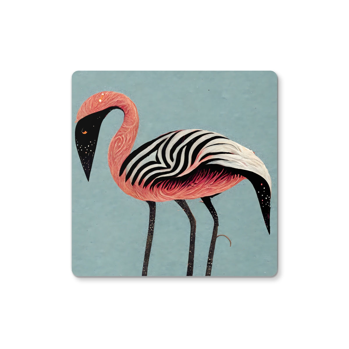 Zebra Flamingo Coaster