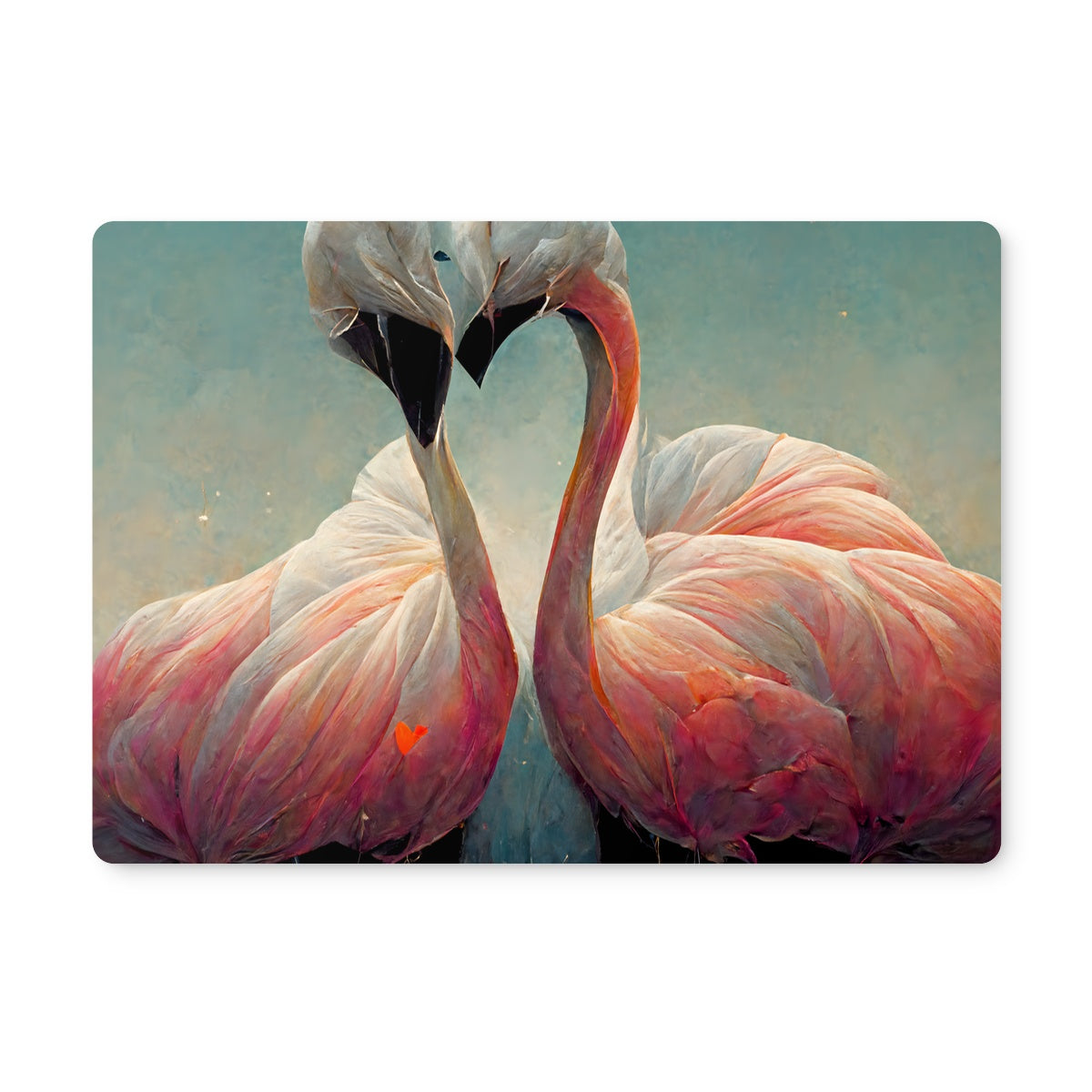 Flamingo Cuddles Placemat