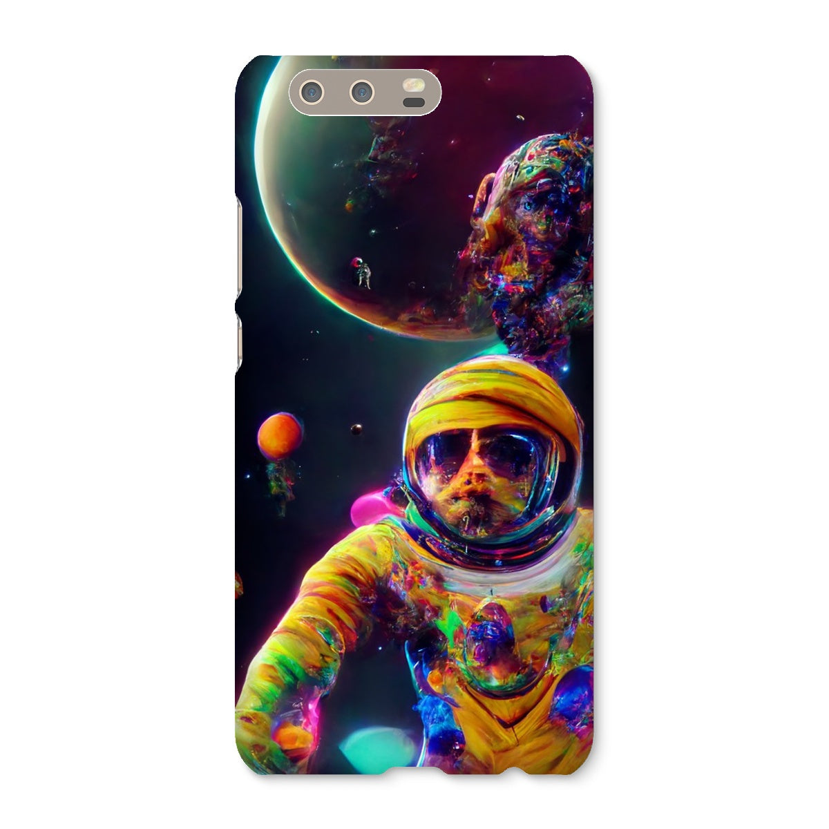 Psychedelic Astronaut in Space Snap Phone Case