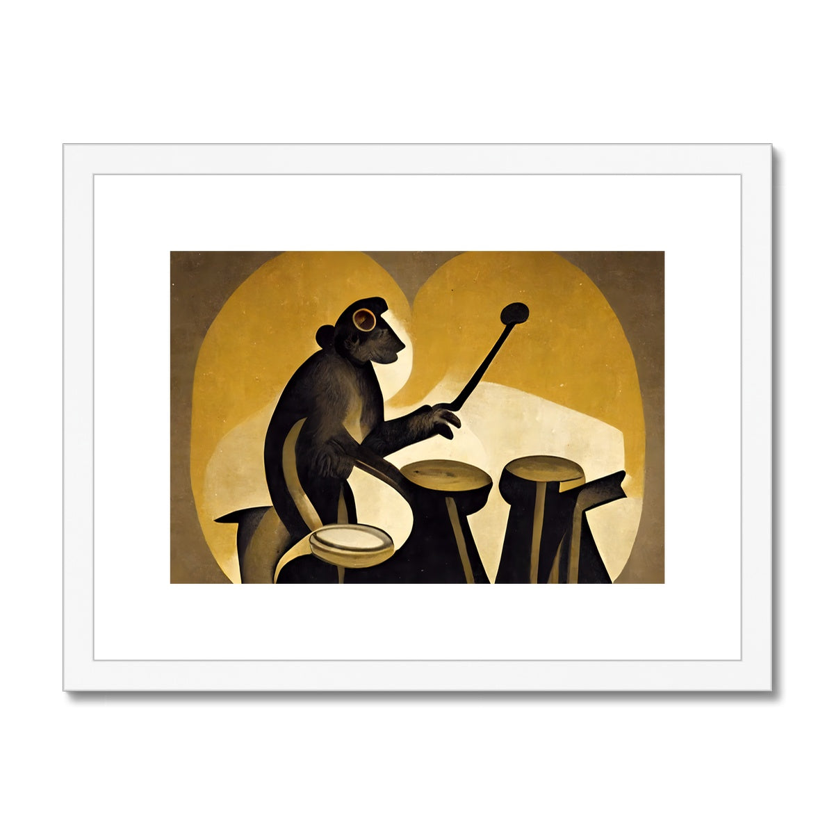 Drum Master Framed & Mounted Print