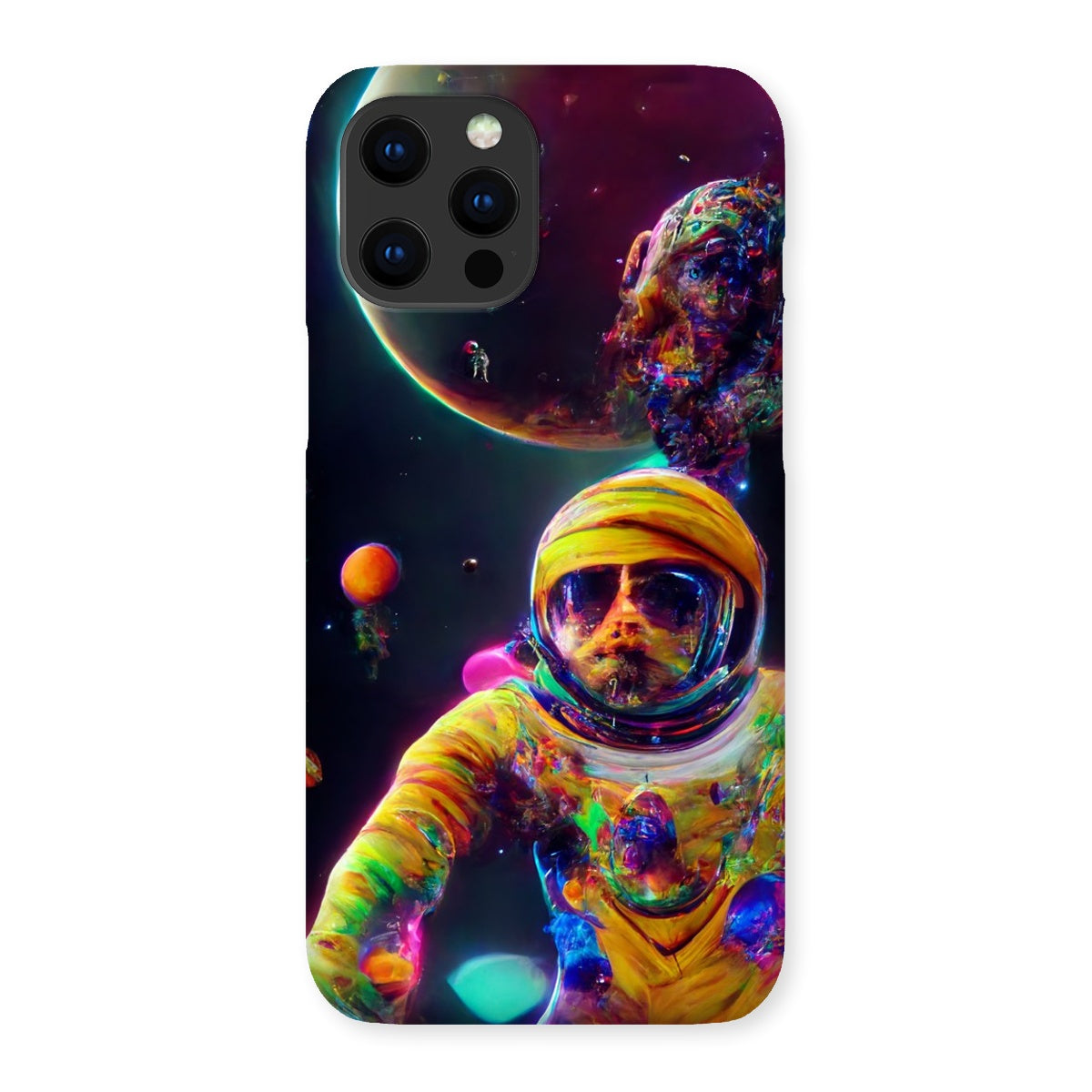 Psychedelic Astronaut in Space Snap Phone Case