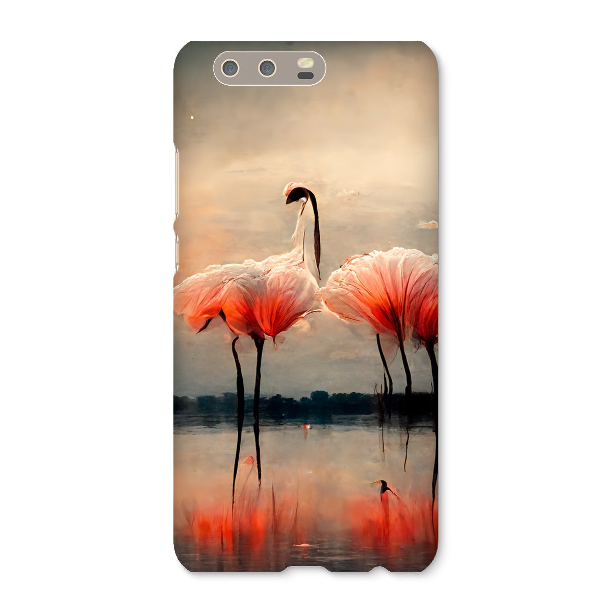 Flamingo Sunset Snap Phone Case