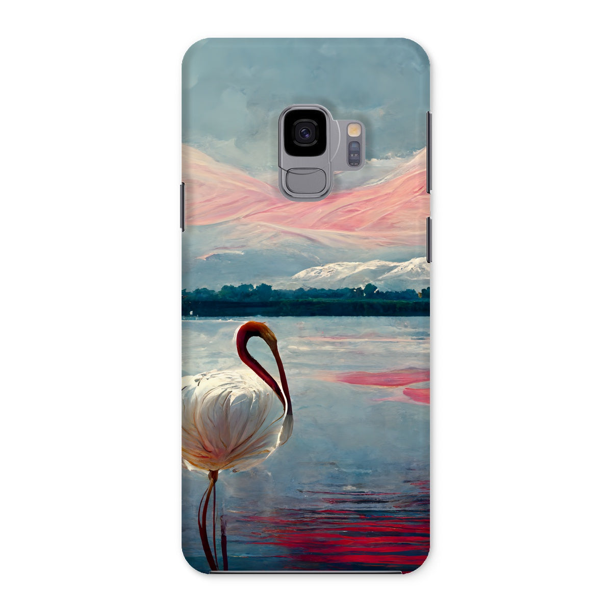 Flamingo Mountains Snap Phone Case