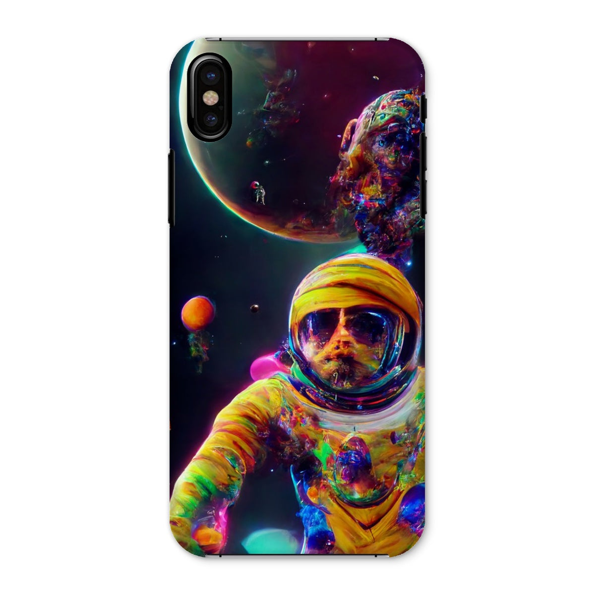 Psychedelic Astronaut in Space Snap Phone Case