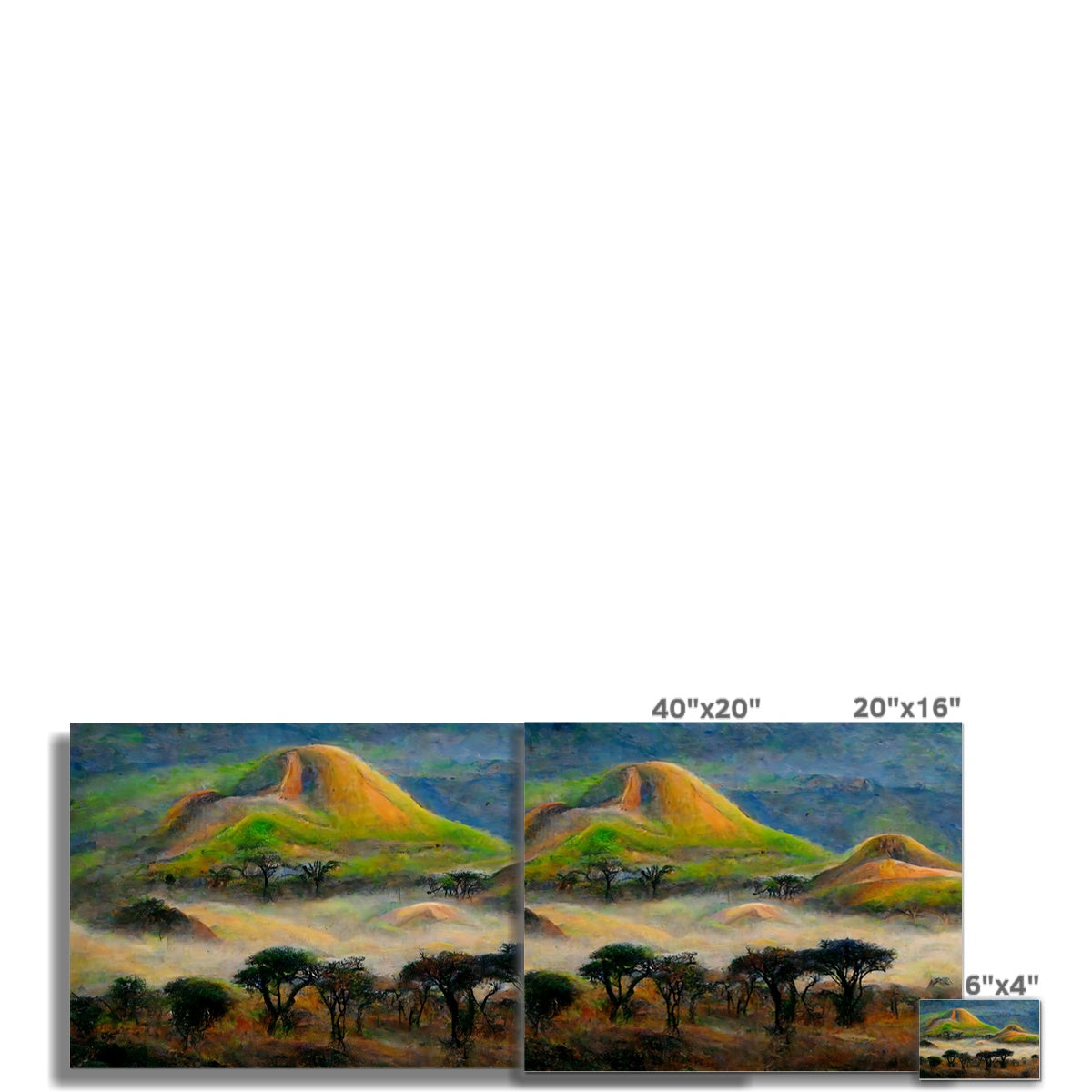 Rolling Hills Africa Fine Art Print