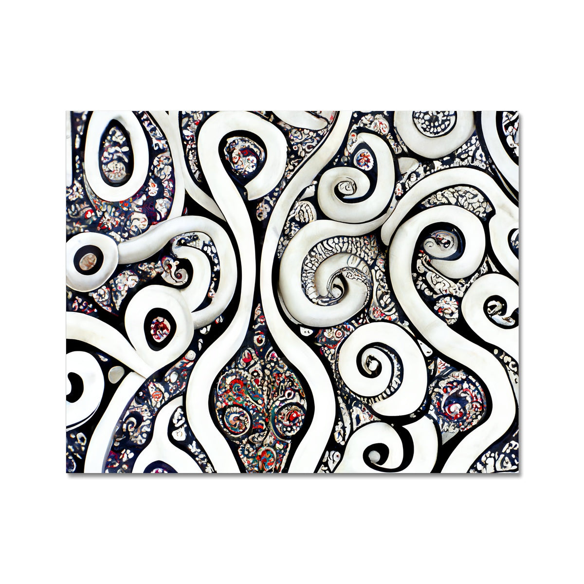 Paisley Swirls Fine Art Print