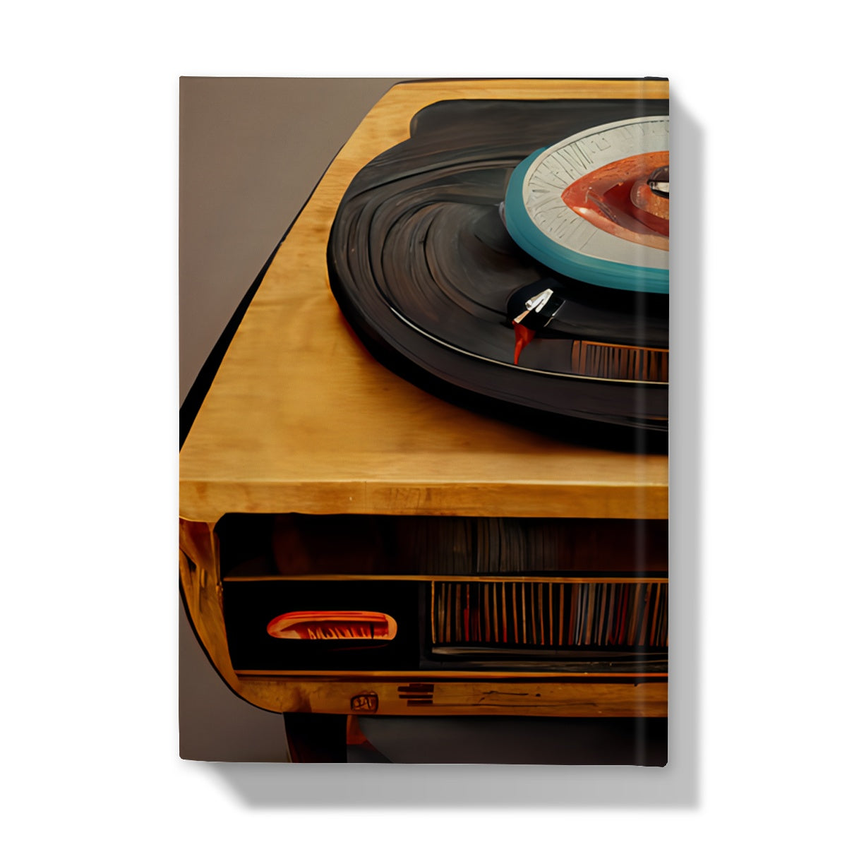 Retro Vinyl Hardback Journal