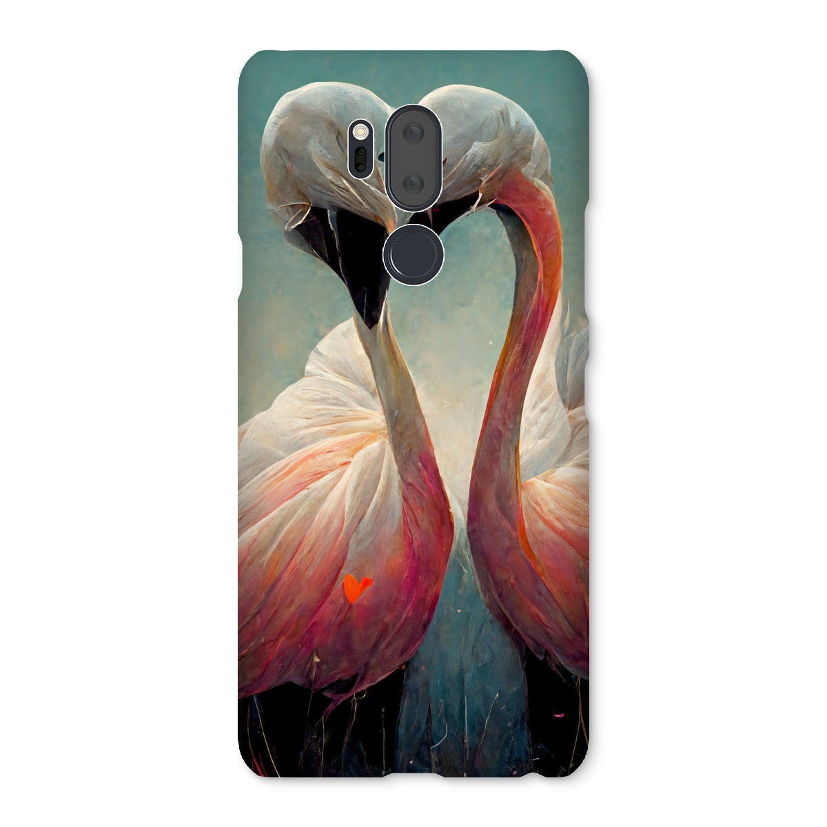 Flamingo Cuddles Snap Phone Case