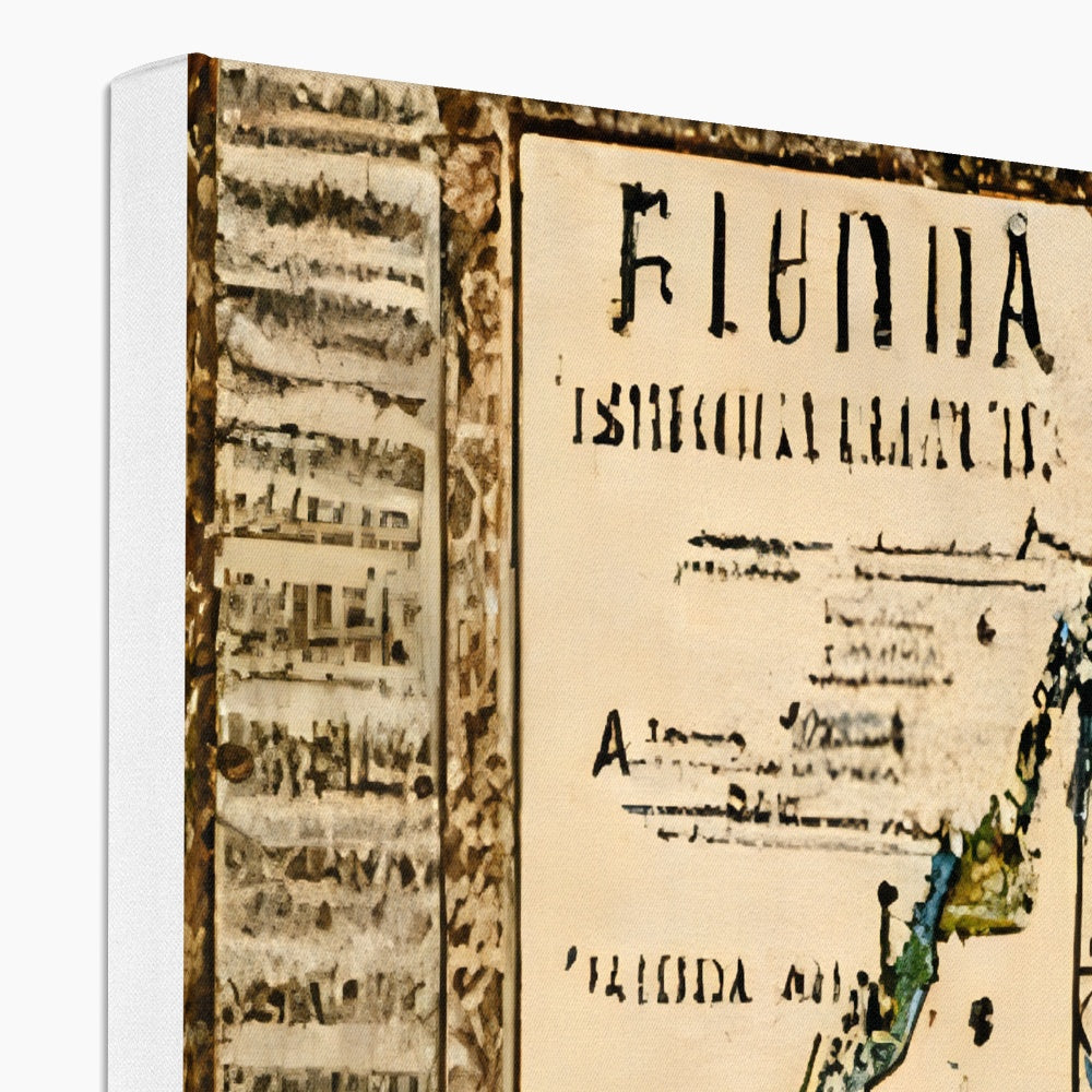 Florida Antiqua Canvas