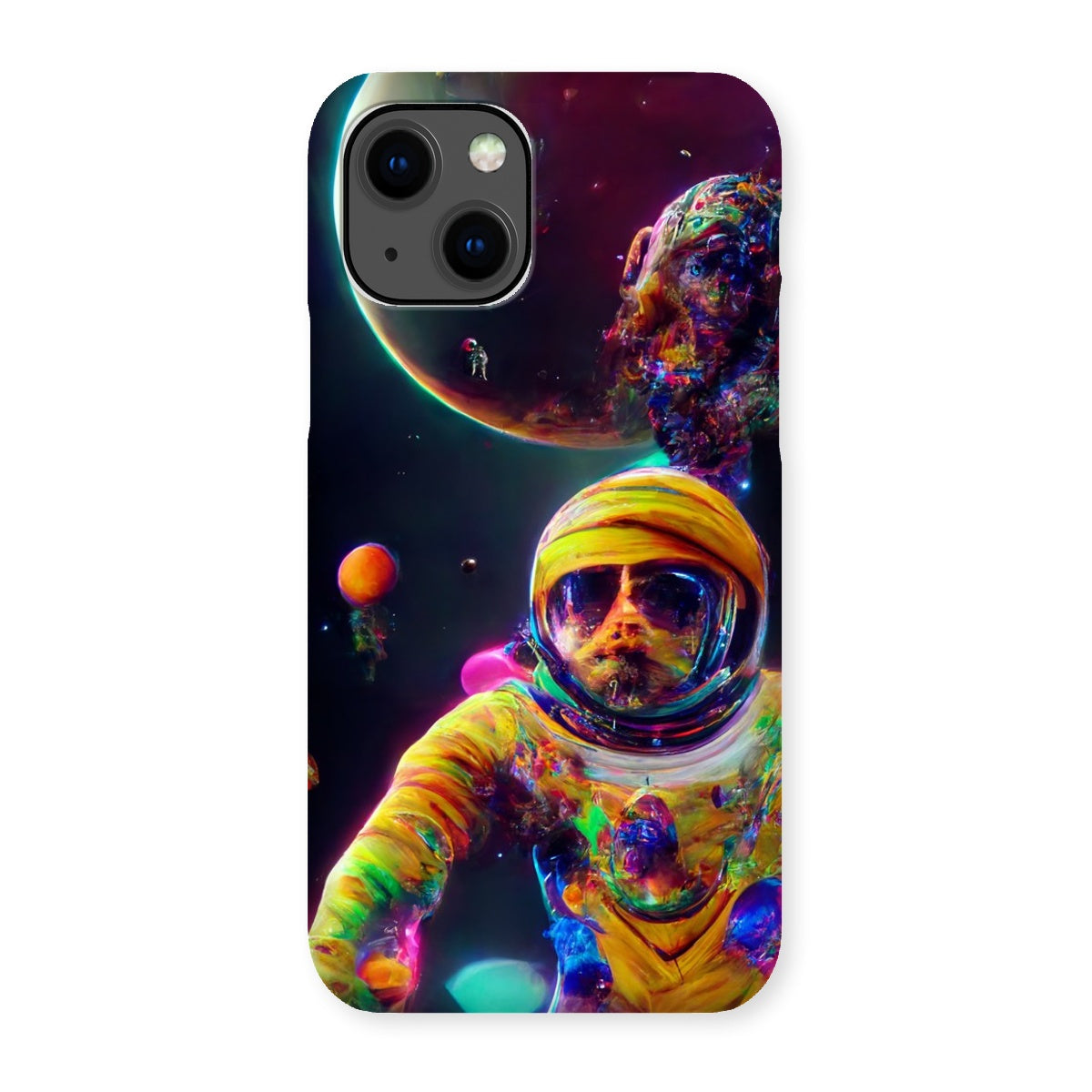 Psychedelic Astronaut in Space Snap Phone Case