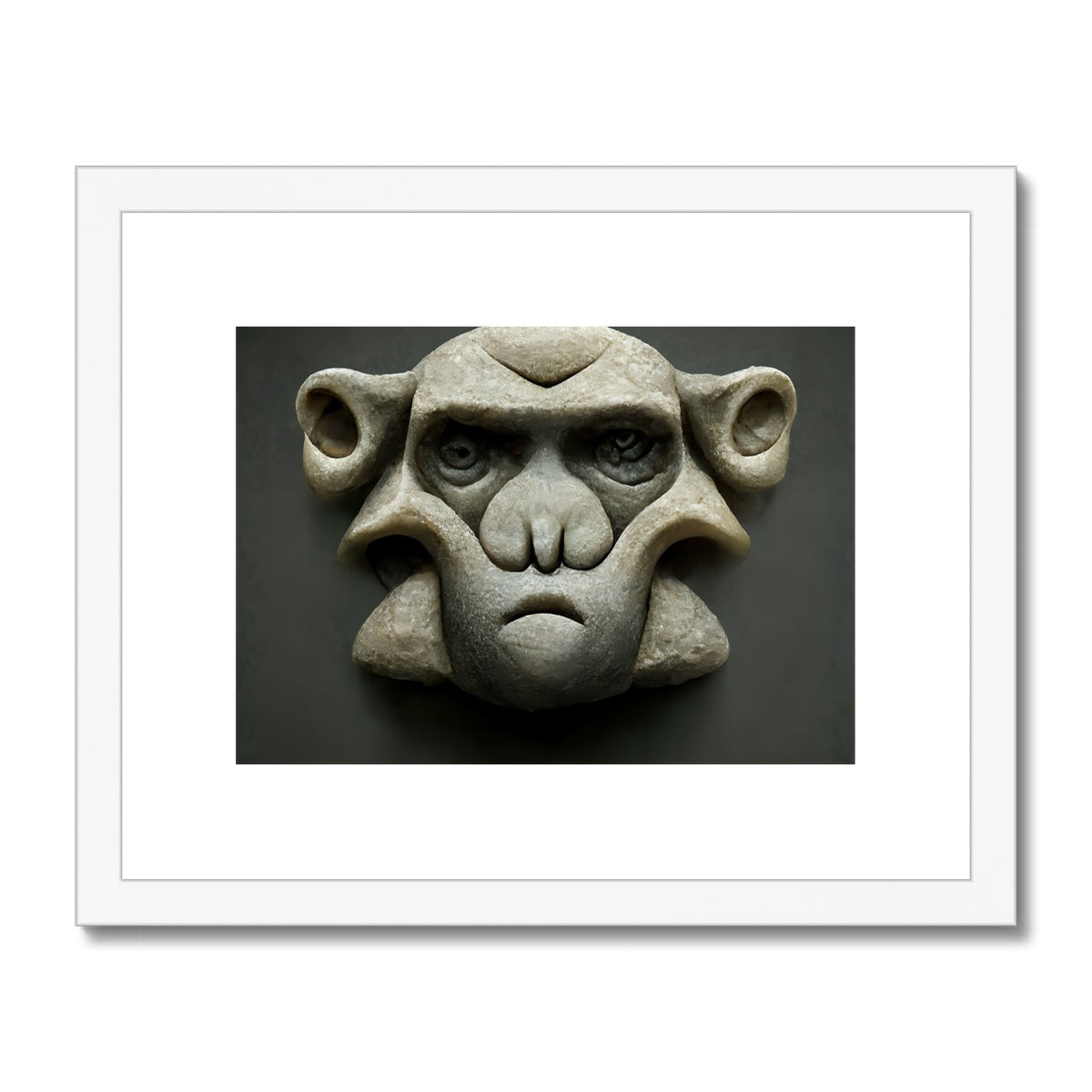 Stone Faced  Framed & Mounted Print