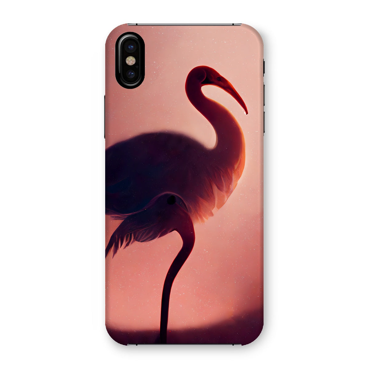 Flamingo Shadows Snap Phone Case