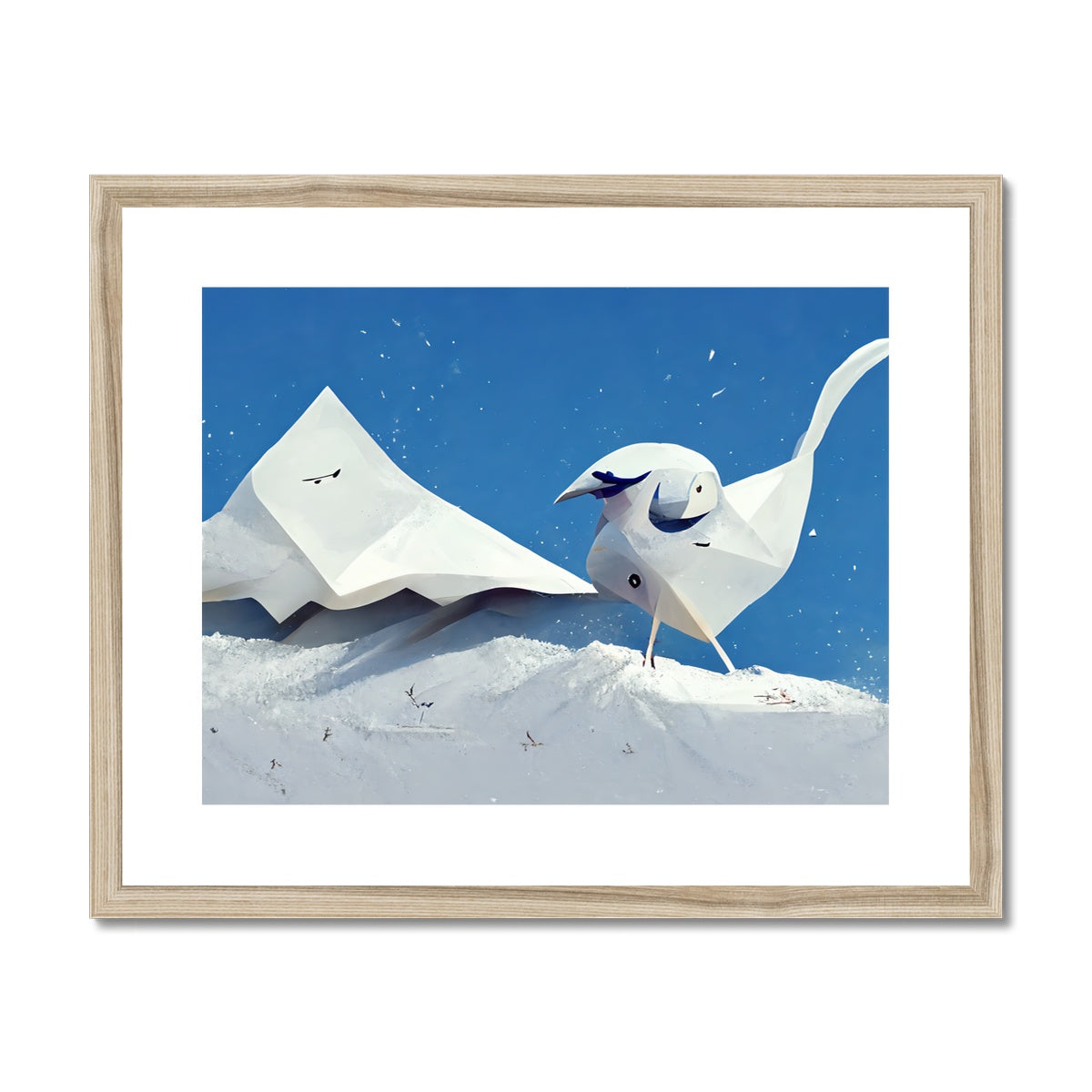 Paper Birdy Framed & Mounted Print