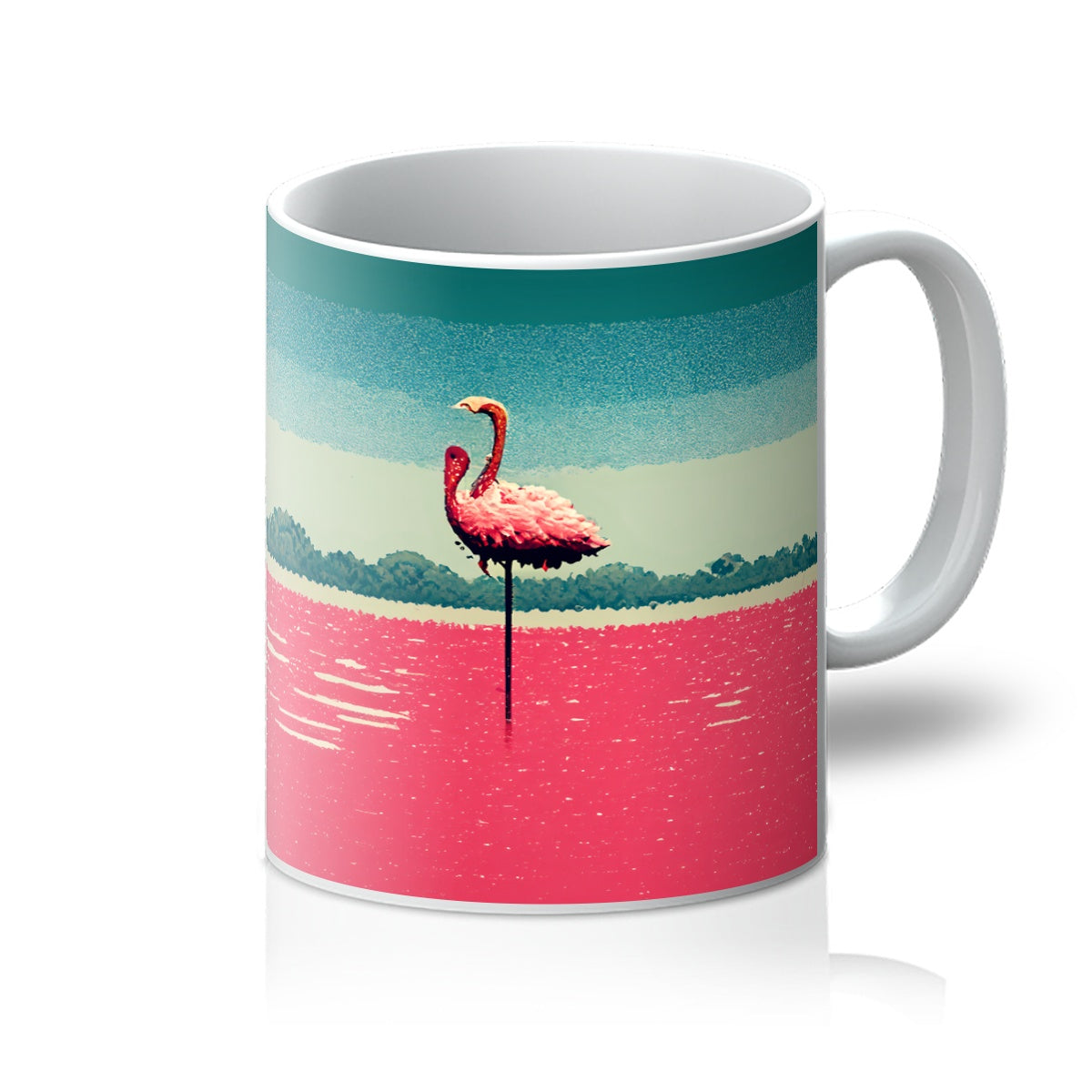 Flamingo 8 Bit Mug